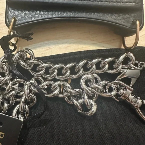 Bandolier 14 Pro Max iPhone Case Gia - Black and Red Heart Leather - Picture 4 of 6